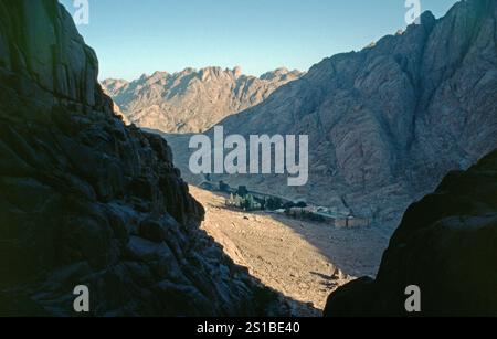 Monastero di Santa Caterina, Penisola del Sinai, Egitto, settembre 19899 Foto Stock