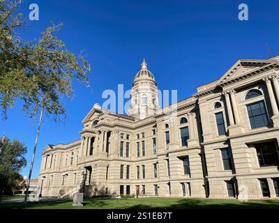 Il Campidoglio di Cheyenne, Wyoming, USA Foto Stock