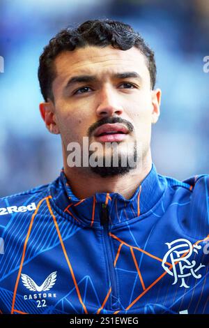 Jefte Vital da Silva Dias, giocatore di football professionistico, che gioca per il Rangers Football Club. Foto Stock