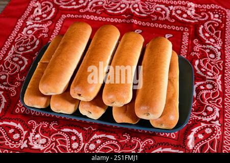 Involtini di salsiccia brabantini Foto Stock