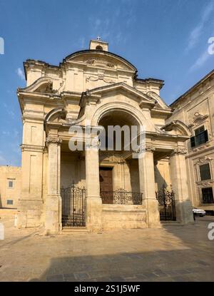 La Chiesa di Santa Caterina d'Italia a la Valletta, Malta Foto Stock