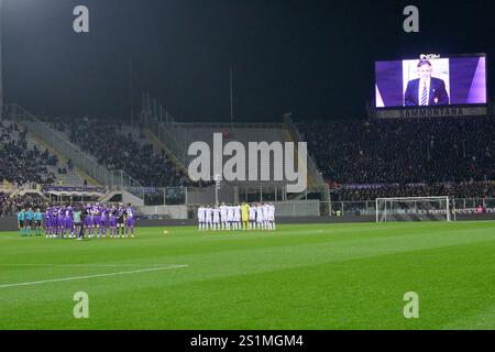 Firenze, Italia. 4 gennaio 2025. Durante la partita di serie A Enilive 2024/2025 tra Fiorentina e Napoli - serie A Enilive allo Stadio Artemio Franchi - Sport, calcio - Firenze, Italia - sabato 4 gennaio 2025 (foto di Fabrizio Corradetti/LaPresse) crediti: LaPresse/Alamy Live News Foto Stock