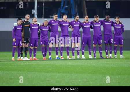 Firenze, Toscana, ITALIA. 4 gennaio 2025. Durante la partita di calcio del 04/01/2025, valida per il campionato italiano di serie A - 2024/25 a Firenze allo Stadio Artemio Franchi tra AC Fiorentina e SSC Napoli. Nella foto: fiorentina (immagine di credito: © Fabio Sasso/ZUMA Press Wire) SOLO USO EDITORIALE! Non per USO commerciale! Foto Stock