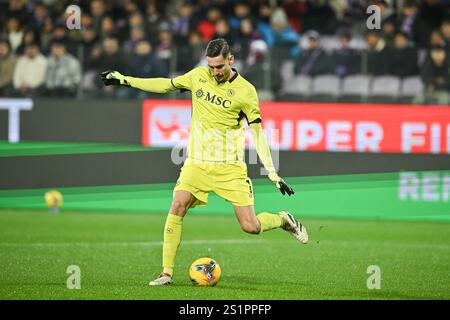 Stadio Artemio Franchi, Firenze, Italia. 4 gennaio 2025. Calcio di serie A italiano; Fiorentina contro Napoli; Alex Meret della SSC Napoli credito: Action Plus Sports/Alamy Live News Foto Stock