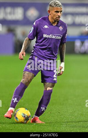 4 gennaio 2025, Stadio Artemio Franchi, Firenze, Italia; partita di serie A Enilive; Fiorentina contro Napoli; Dodo dell'AC Fiorentina Foto Stock