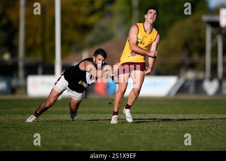 SHEPPARTON, AUSTRALIA, 18 maggio 2024. Jarrad Waite, ex calciatore australiano professionista che ha giocato per il Carlton Football Club e il North Foto Stock