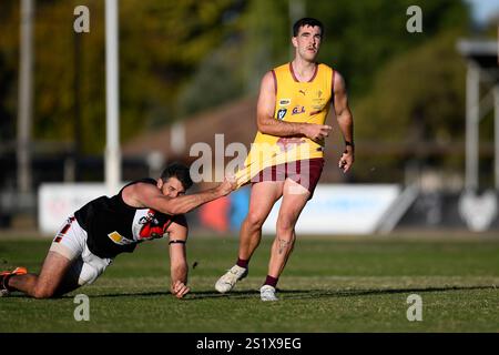 SHEPPARTON, AUSTRALIA, 18 maggio 2024. Jarrad Waite, ex calciatore australiano professionista che ha giocato per il Carlton Football Club e il North Foto Stock