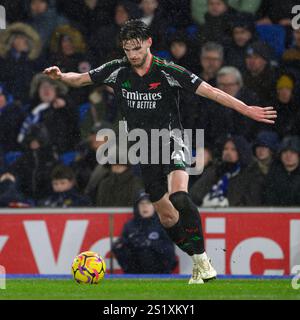 Brighton, Regno Unito. 4 gennaio 2025. Brighton Inghilterra, 2025 4 gennaio. Declan Rice dell'Arsenal durante la partita di football di Premier League tra Brighton & Hove Albion e Arsenal FC al Falmer Stadium/American Express Stadium, Inghilterra. (David Horton/SPP) (David Horton/SPP) credito: SPP Sport Press Photo. /Alamy Live News Foto Stock