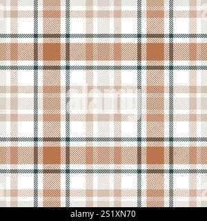 Motivo a quadri senza cuciture. Controllare la linea. Ripetizione dei controlli tartan. Flanella a strisce scozzesi ripetute. Stampe in tessuto scozzese. Reticolo di twill Illustrazione Vettoriale