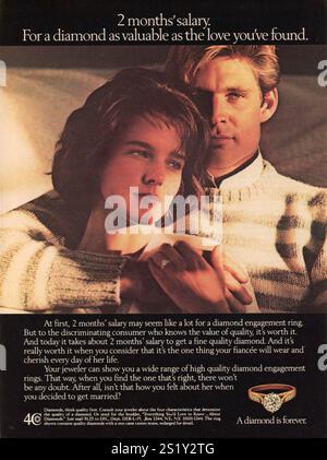 Rivista vintage "Playboy" numero di febbraio 1985, USA Foto Stock