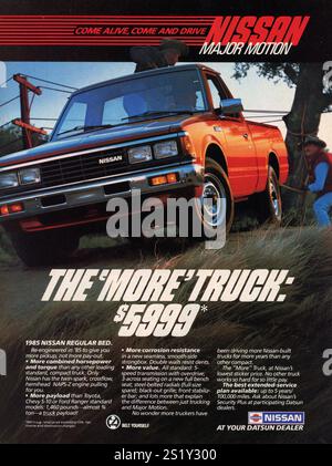 Rivista vintage "Playboy" numero di febbraio 1985, USA Foto Stock