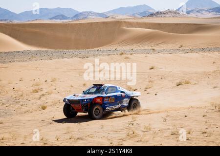 Bisha, Arabie Saoudite. 5 gennaio 2025. 237 CORONEL Tim (nld), CORONEL Tom (mld), Century, Coronel Dakar Team, Ultimate, azione durante la fase 2 della Dakar 2025 dal 5 al 6 gennaio 2025 intorno a Bisha, Arabia Saudita - foto Frédéric le Floc'h/DPPI Credit: DPPI Media/Alamy Live News Foto Stock