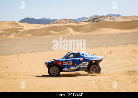 Bisha, Arabie Saoudite. 5 gennaio 2025. 237 CORONEL Tim (nld), CORONEL Tom (mld), Century, Coronel Dakar Team, Ultimate, azione durante la fase 2 della Dakar 2025 dal 5 al 6 gennaio 2025 intorno a Bisha, Arabia Saudita - foto Frédéric le Floc'h/DPPI Credit: DPPI Media/Alamy Live News Foto Stock