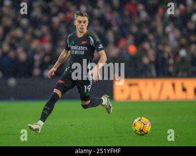 Brighton, Regno Unito. 4 gennaio 2025. Brighton Inghilterra, 2025 4 gennaio. Leandro Trossard dell'Arsenal durante la partita di calcio di Premier League tra Brighton & Hove Albion e Arsenal FC al Falmer Stadium/American Express Stadium, Inghilterra. (David Horton/SPP) (David Horton/SPP) credito: SPP Sport Press Photo. /Alamy Live News Foto Stock