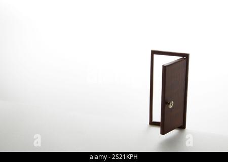 Sportello (interno ed esterno) Foto Stock