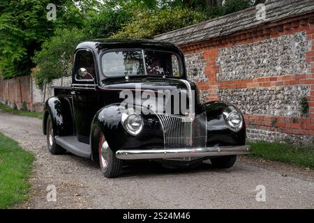 1940 Ford pick-up auto personalizzata hot hod Foto Stock