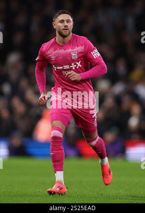 Londra, Regno Unito. 5 gennaio 2025. Wes Burns di Ipswich Town durante la partita di Premier League al Craven Cottage, Londra. Il credito per immagini dovrebbe essere: Paul Terry/Sportimage Credit: Sportimage Ltd/Alamy Live News Foto Stock