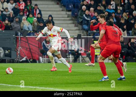 Salisburgo, Österreich 06. Gennaio 2025: Testspiel - 2024/2025 - RB Salzburg vs. FC Bayern München IM Bild: Adam Daghim (RB) Foto Stock