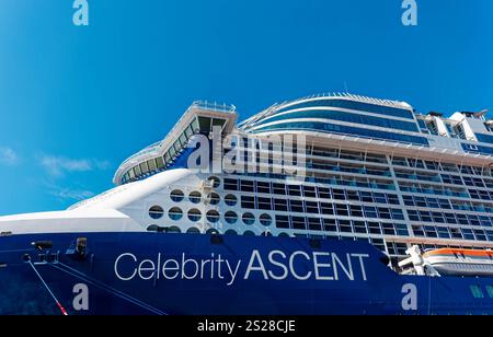 Vedute della nave da crociera Celebrity Ascent Foto Stock
