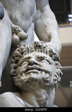 Italia, Toscana, Firenze. Statue in Piazza della Signoria Austria, Europa Foto Stock