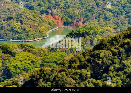 splendida vista dell'ampio natrue Foto Stock