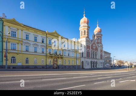 La grande Sinagoga a Pilsen, Repubblica Ceca, Europa. Foto Stock