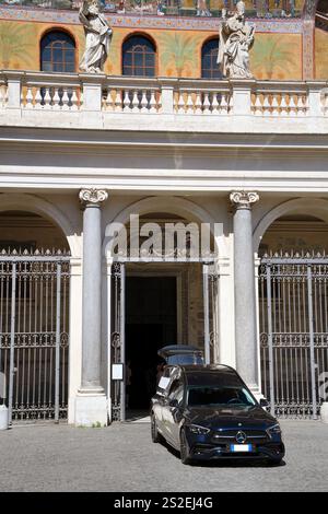 La chiesa mariana più antica di Roma, Santa Maria in Trastevere, quartiere Trastevere, Roma, regione Lazio, Italia Foto Stock