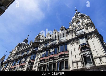 Svizzera, Zurigo, Vecchia Borsa di Boersenstrasse Austria, Europa Foto Stock