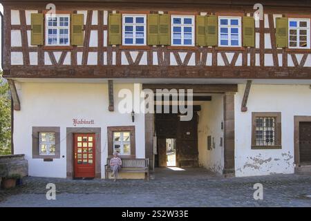 Castello con fossati di Glatt in stile rinascimentale, Sulz am Neckar, distretto di Rottweil, Baden-Wuerttemberg, Germania, Europa Foto Stock