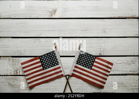 Banner in stile texano del 4 luglio Foto Stock