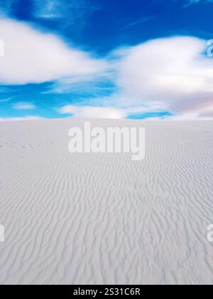 White Sands National Park nel New Mexico Foto Stock