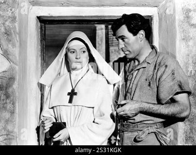 BLACK NARCISSUS DEBORAH KERR, DAVID FARRAR data: 1947 Foto Stock