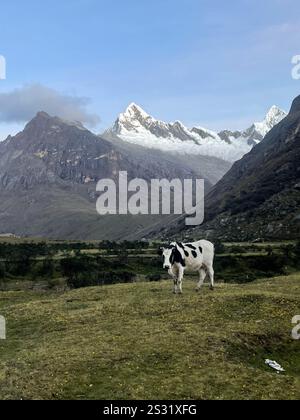 Tramonto nella campagna del Perù Foto Stock
