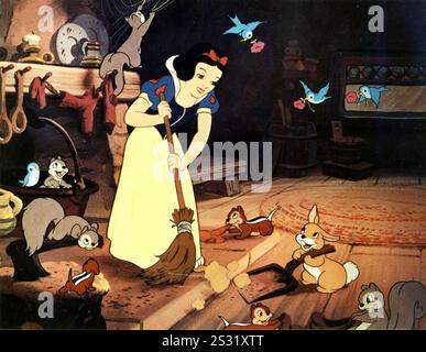 Biancaneve e i sette nani si deve accreditare il WALT DISNEY CO data: 1937 Foto Stock