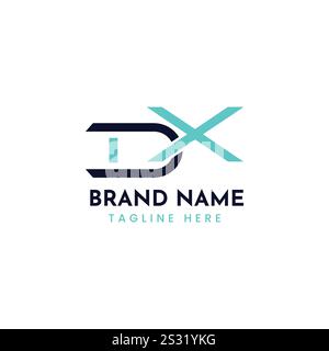 Logo logo logo logo DX Illustrazione Vettoriale