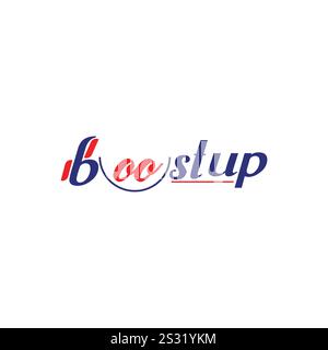 Design del logo BoostUp Illustrazione Vettoriale