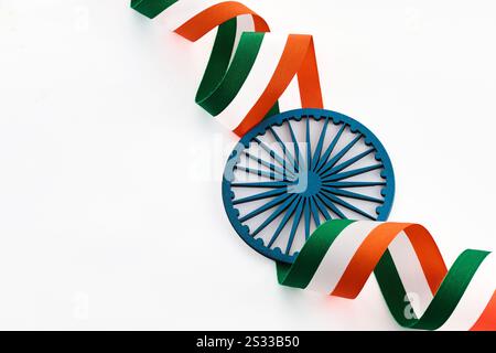 Simbolo della Repubblica Indiana e del giorno dell'indipendenza Foto Stock