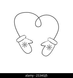 Lo schizzo vettoriale disegnato a mano si guasta isolato su sfondo bianco Illustrazione Vettoriale