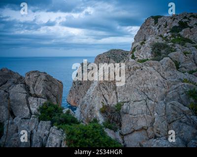 Faro di Cap Formentor, Serra de Tramuntana, Maiorca, Isole Baleari, Mar Mediterraneo, Spagna Foto Stock