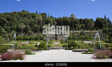 Giardino di Villa Garzoni, Collodi, Toscana, Italia Collodi, Italia, Europa Foto Stock