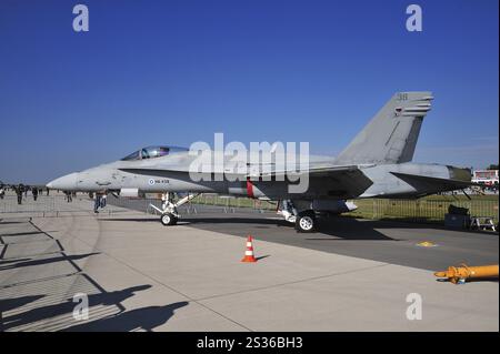 F/A-18 Hornet caccia multiruolo all'ILA Berlino-Brandeburgo Foto Stock