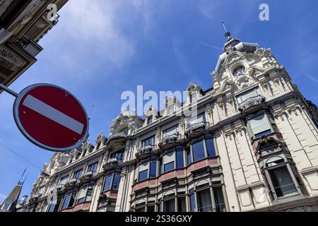 Svizzera, Zurigo, Vecchia Borsa di Boersenstrasse Austria, Europa Foto Stock