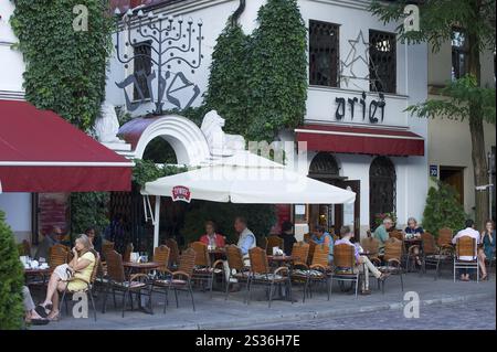 Ristorante Ariel nel quartiere ebraico di Cracovia a Kazimierz Foto Stock