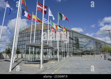 English yew Investment Bank BEI, Boulevard Konrad Adenauer, 2950 Kirchberg-Plateau, città di Lussemburgo, Granducato del Lussemburgo Foto Stock