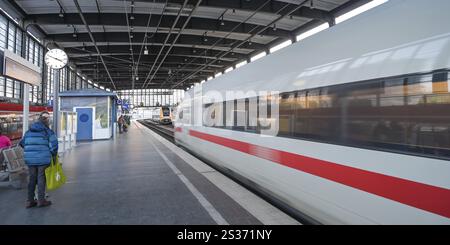 ICE, Bahnhof Zoo, Charlottenburg, Berlino, Germania, Europa Foto Stock