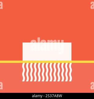 Illustrazione triturazione cartoni animati design unico Illustrazione Vettoriale