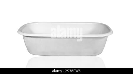 bagno isolato su sfondo bianco. bagno isolato su bianco Foto Stock