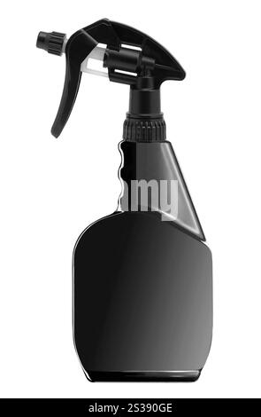 Flacone in plastica per pulitore a pistola spray Foto Stock