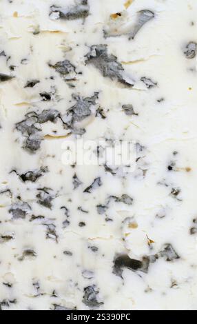 Primo piano di formaggio blu o macro Foto Stock