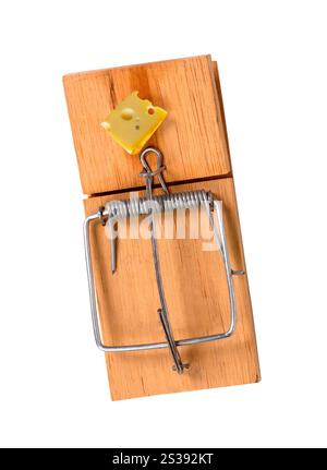 mousetrap isolato su sfondo bianco. mousetrap isolato su bianco Foto Stock